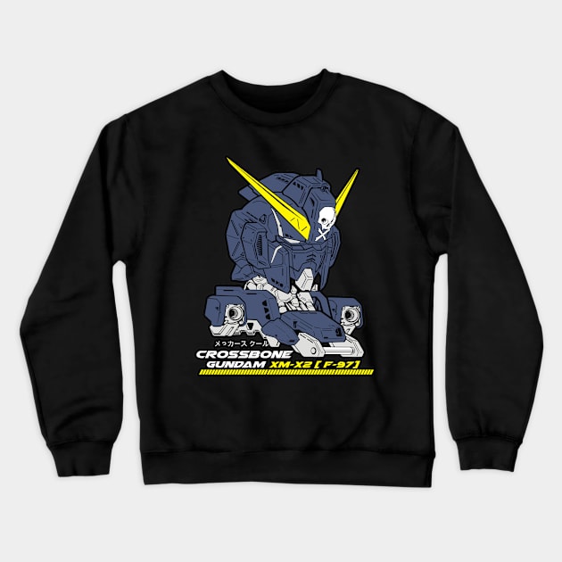 GUNDAM CROSSBONE X2 Crewneck Sweatshirt by Mexha_project